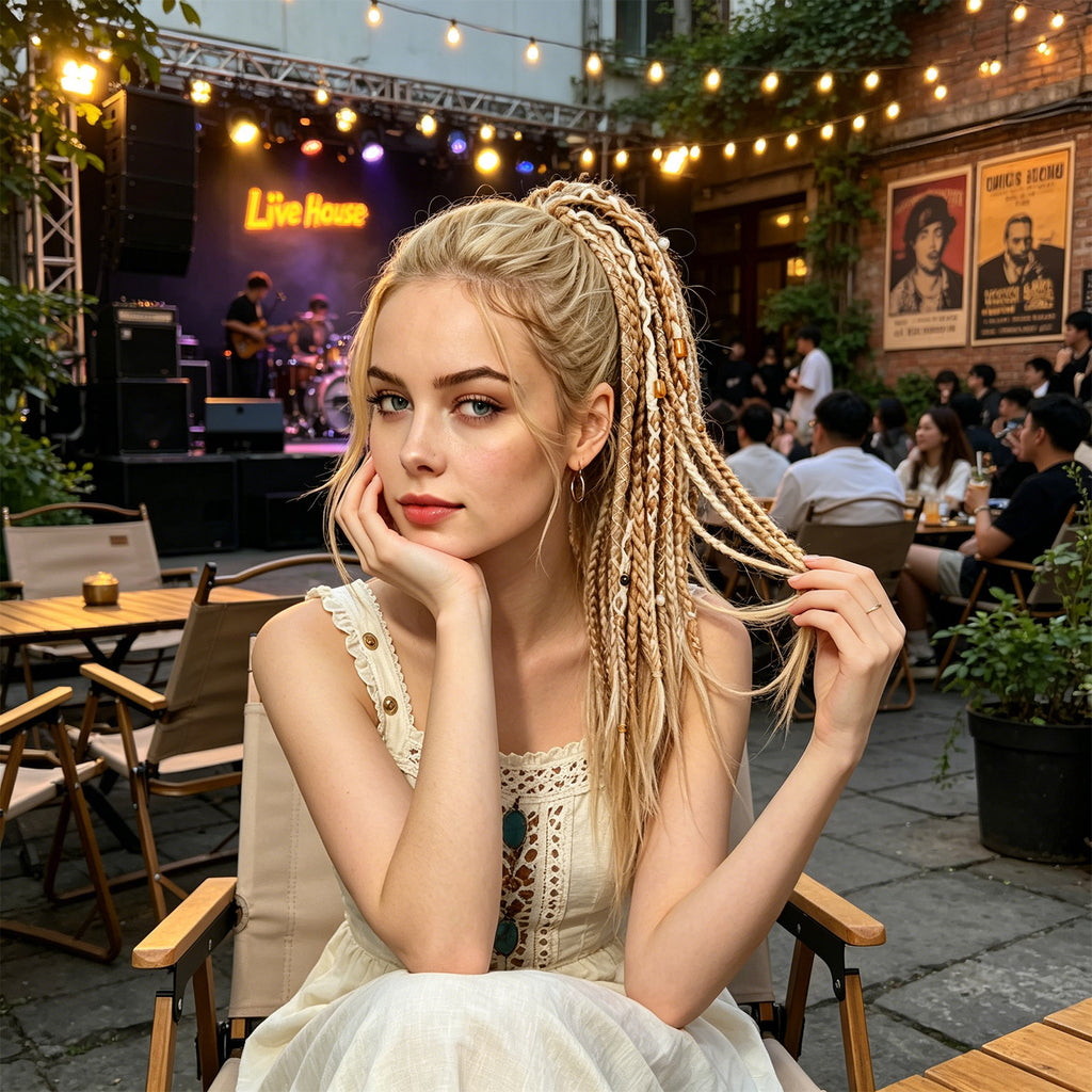 Boho Braided Ponytail Hair Extension