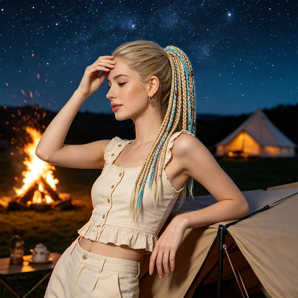 Boho Braided Ponytail Hair Extension