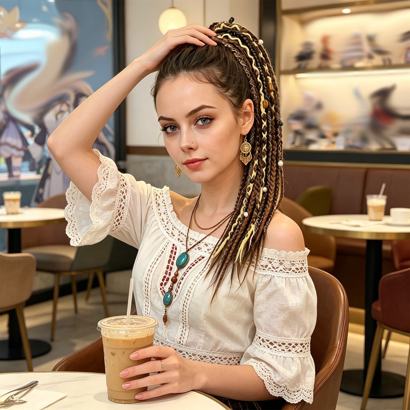 Boho Braided Ponytail Hair Extension