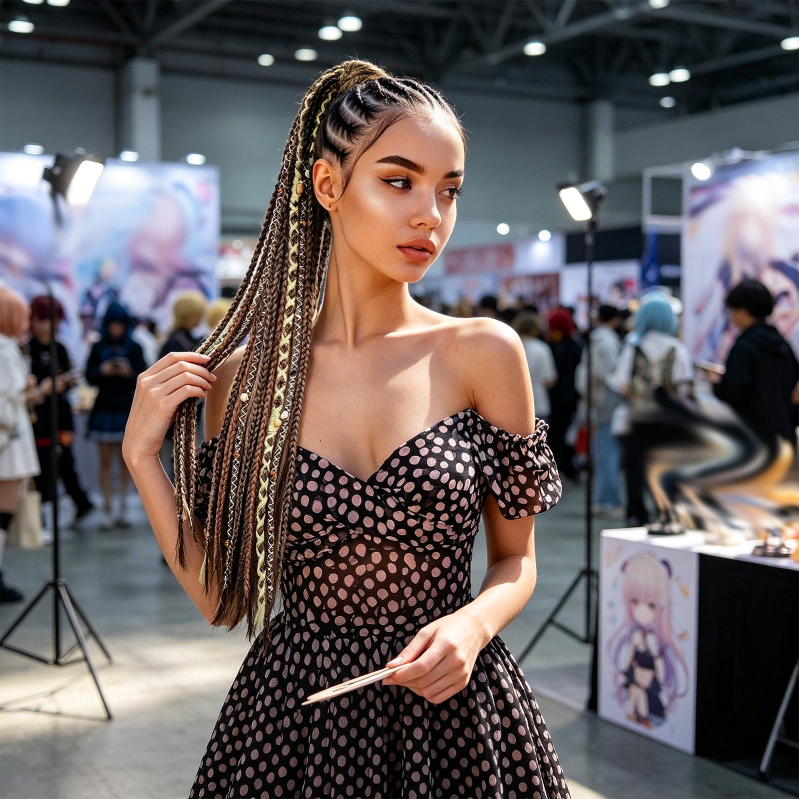 Boho Braided Ponytail Hair Extension