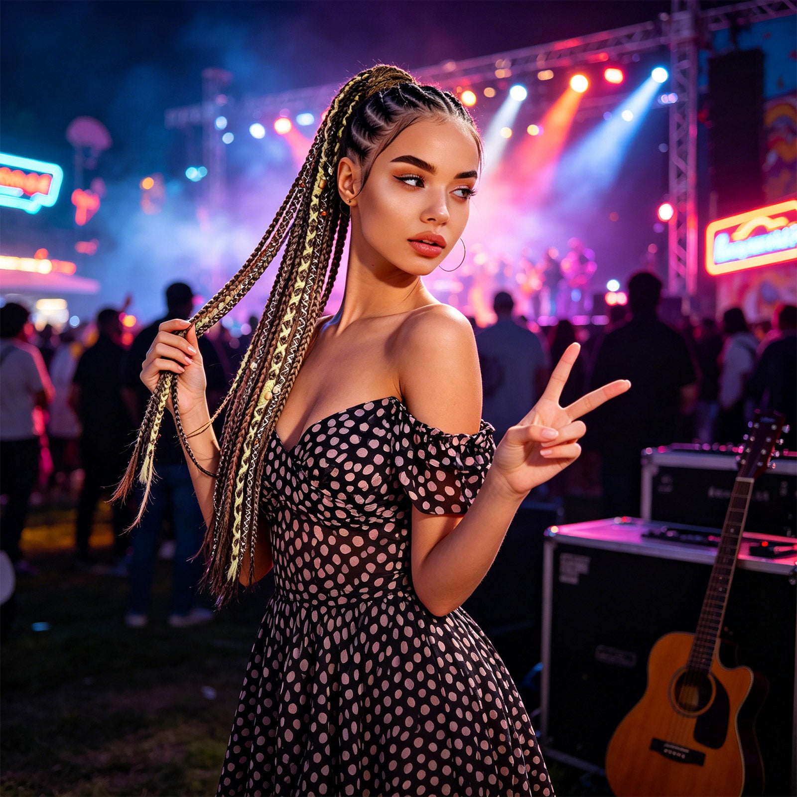 Boho Braided Ponytail Hair Extension