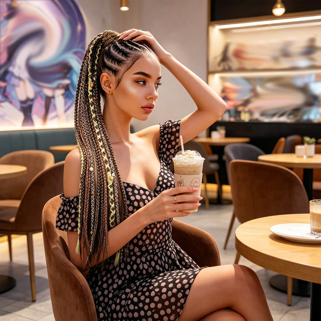 Boho Braided Ponytail Hair Extension