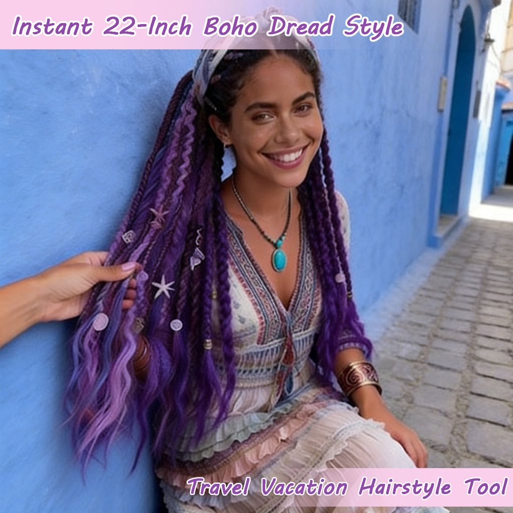 Elastic Dread Ponytail Hair Extension