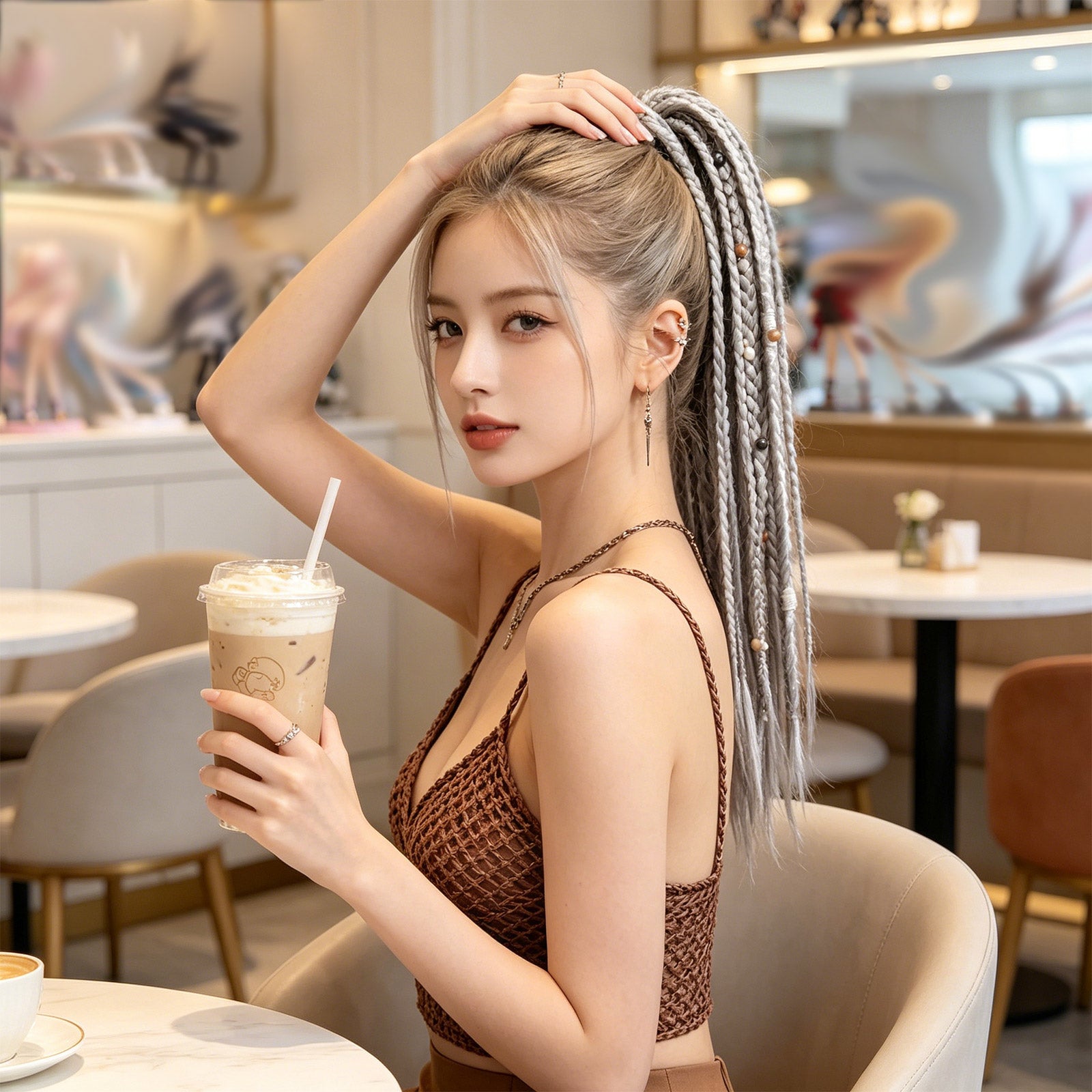 Boho Braided Ponytail Hair Extension