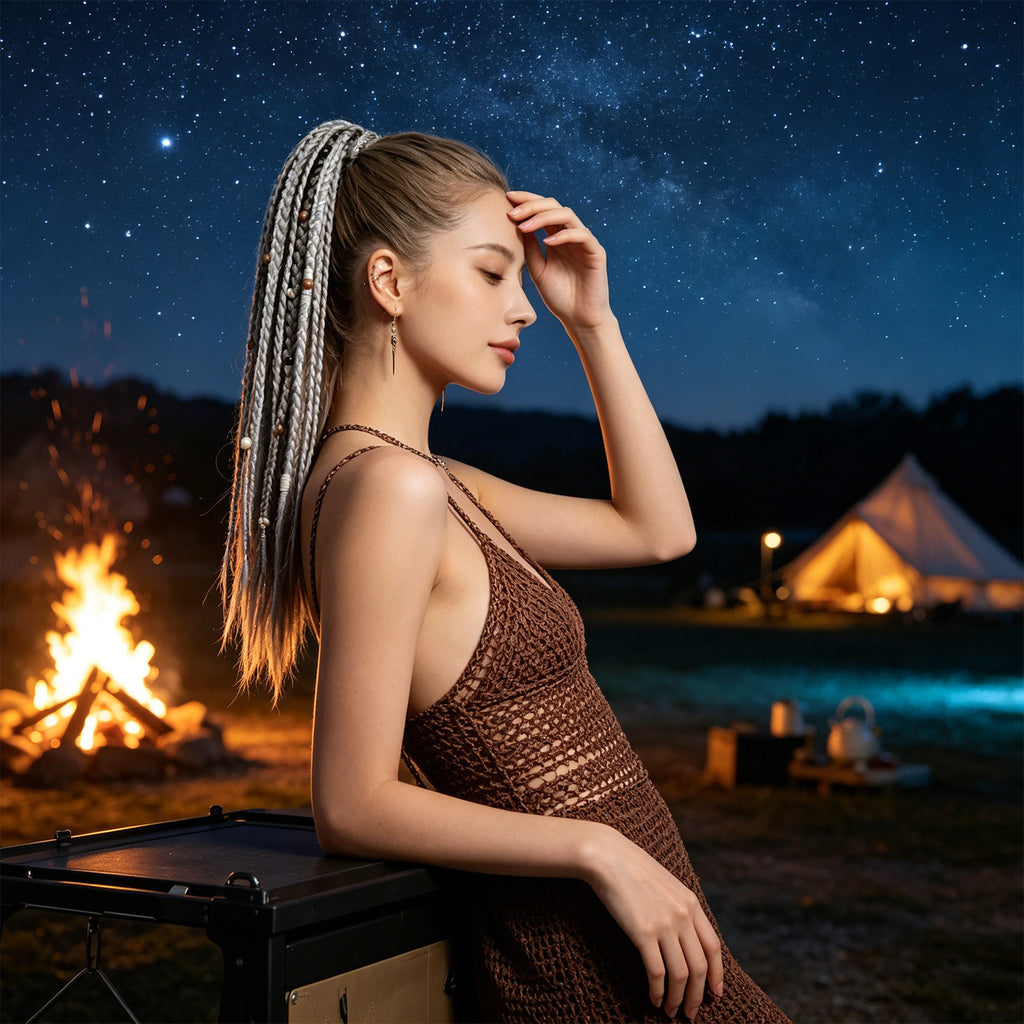 Boho Braided Ponytail Hair Extension