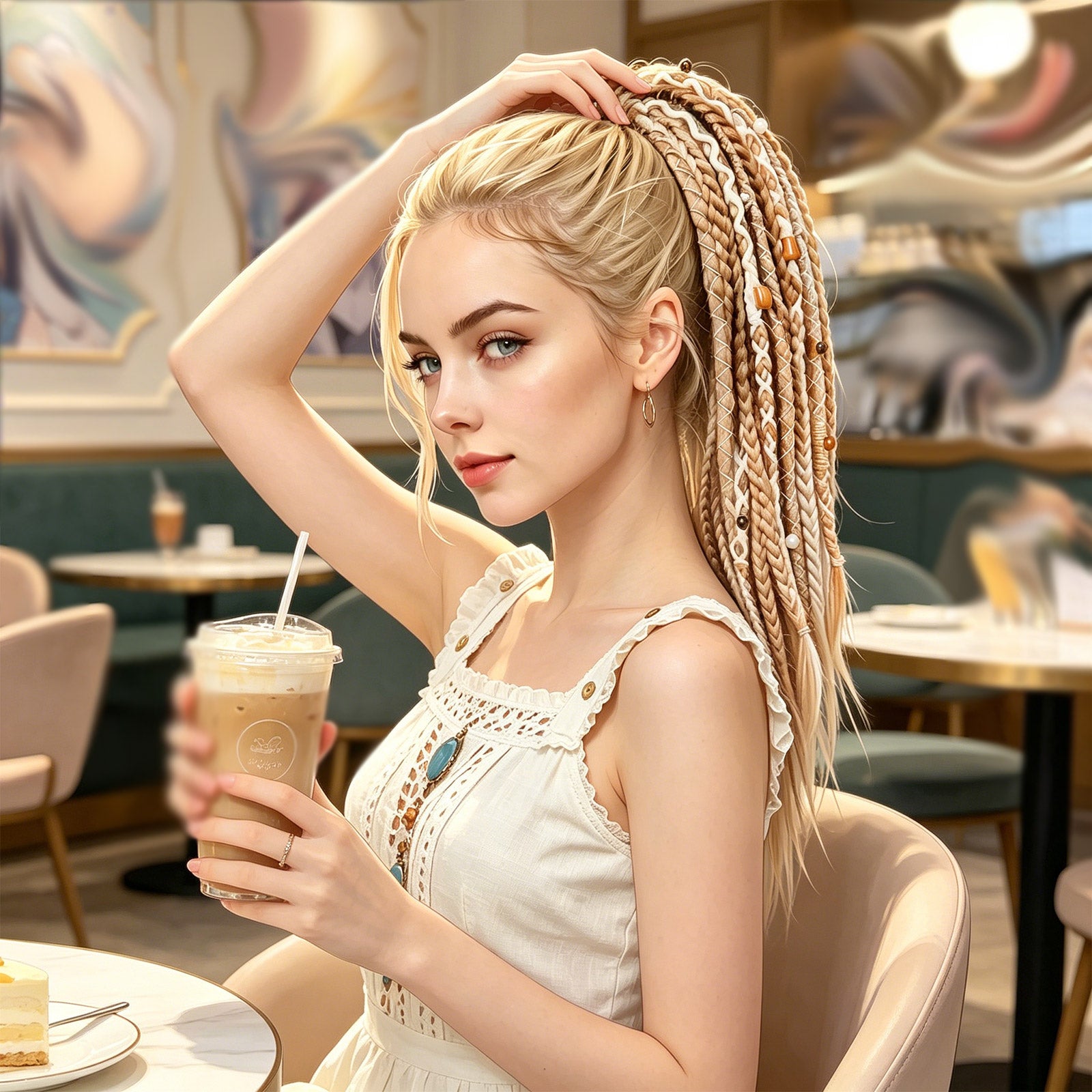 Boho Braided Ponytail Hair Extension