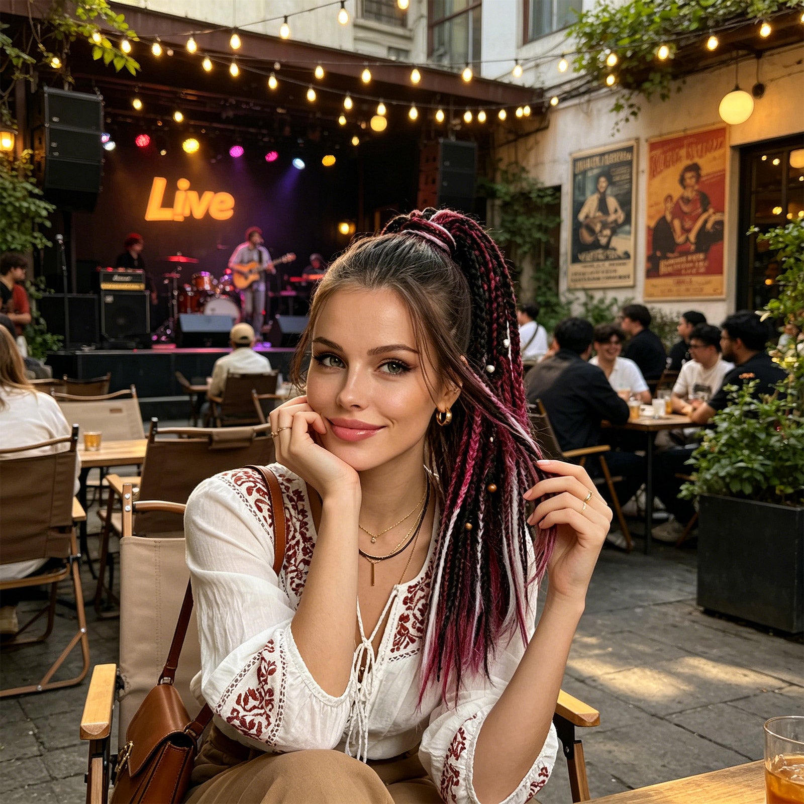 Boho Braided Ponytail Hair Extension
