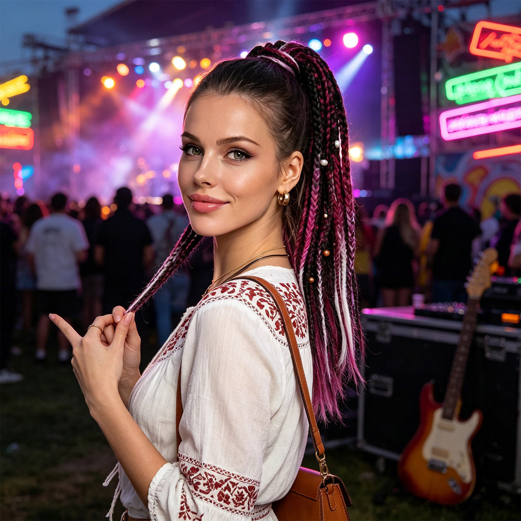 Boho Braided Ponytail Hair Extension