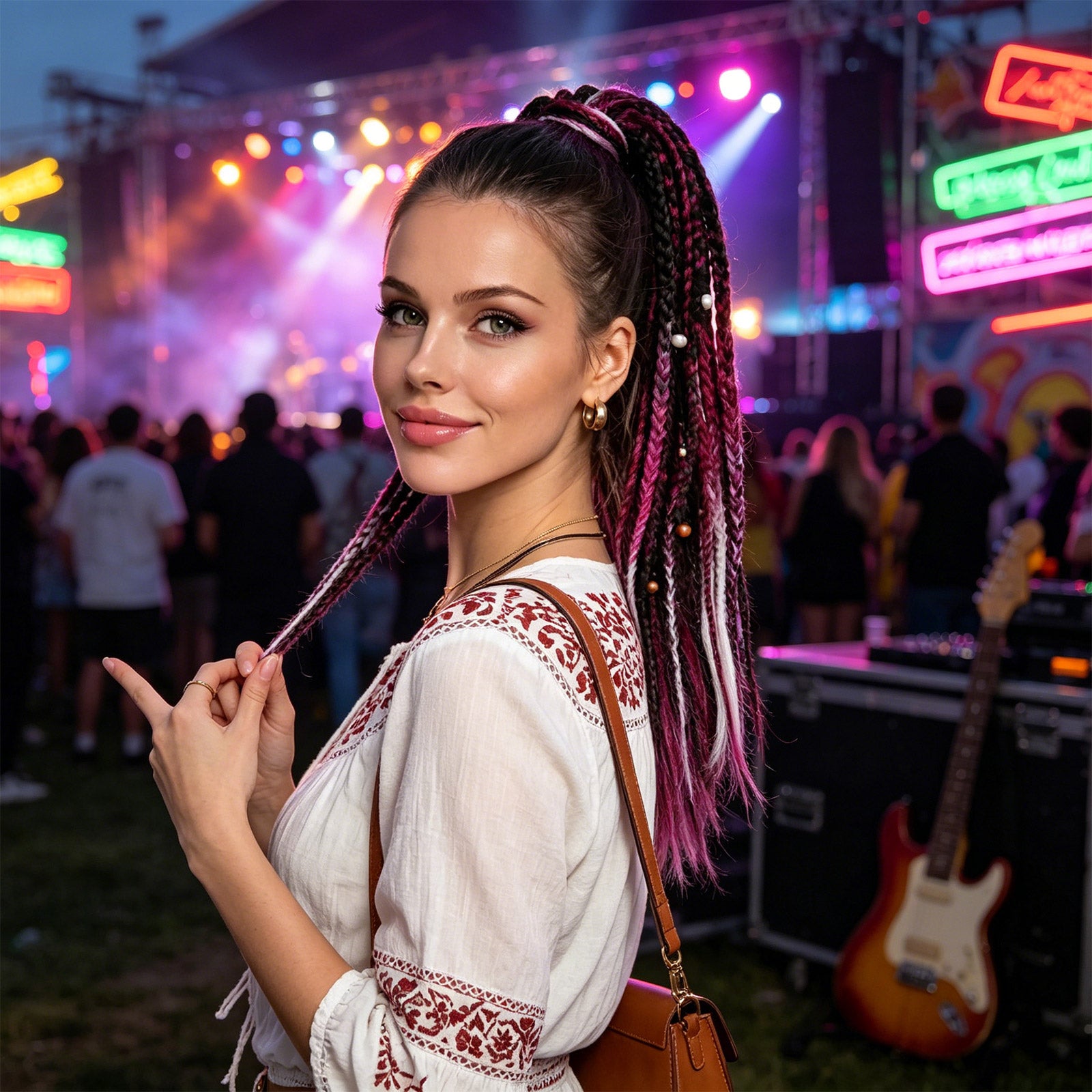 Boho Braided Ponytail Hair Extension