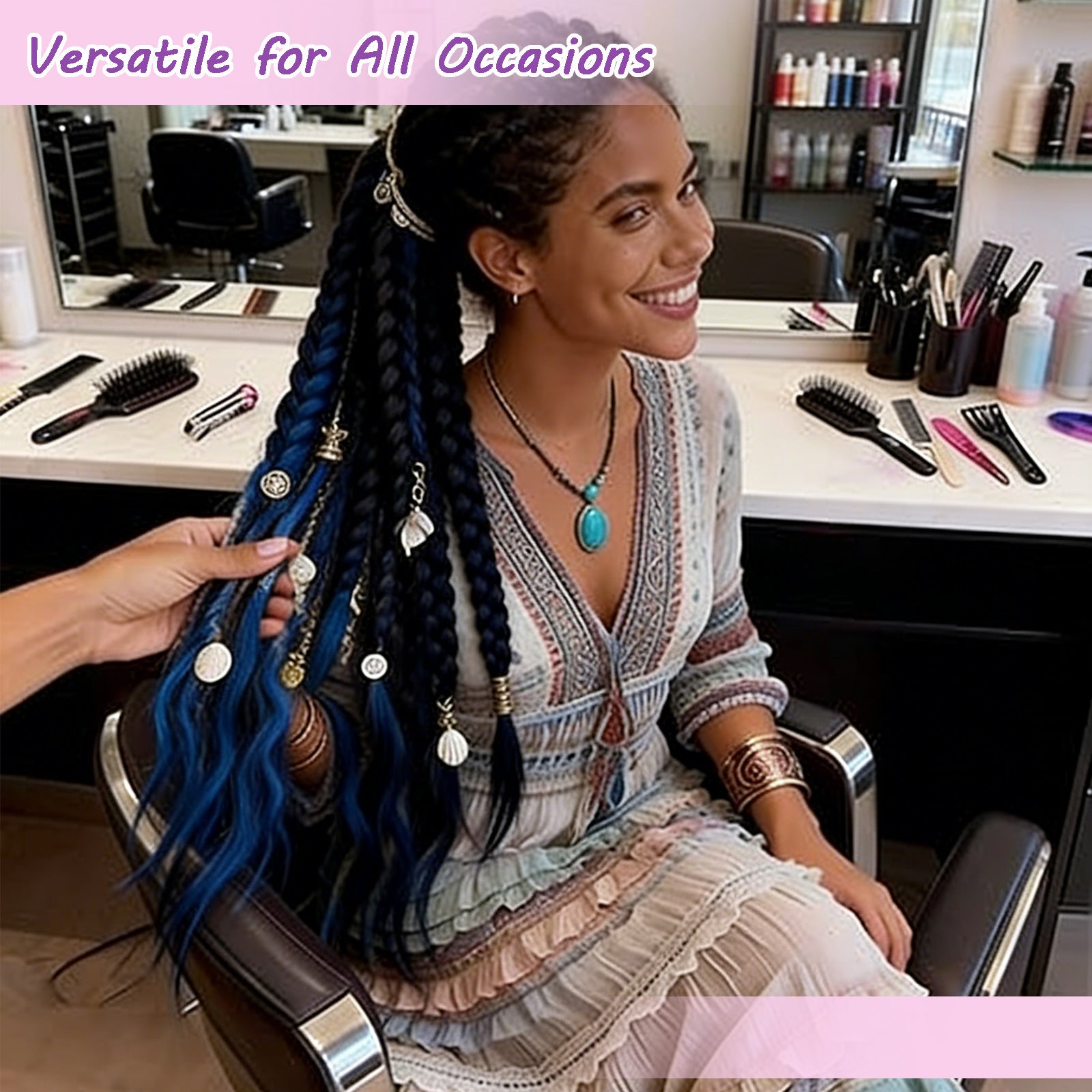 Elastic Dread Ponytail Hair Extension