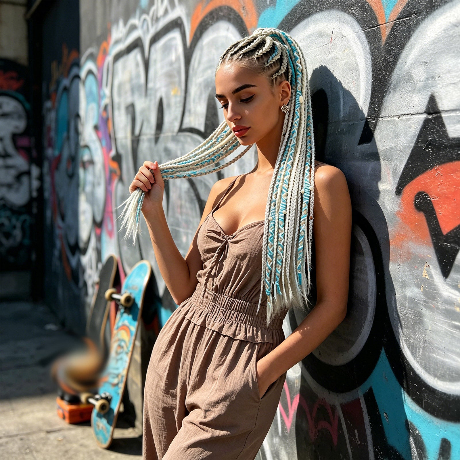 Boho Braided Ponytail Hair Extension