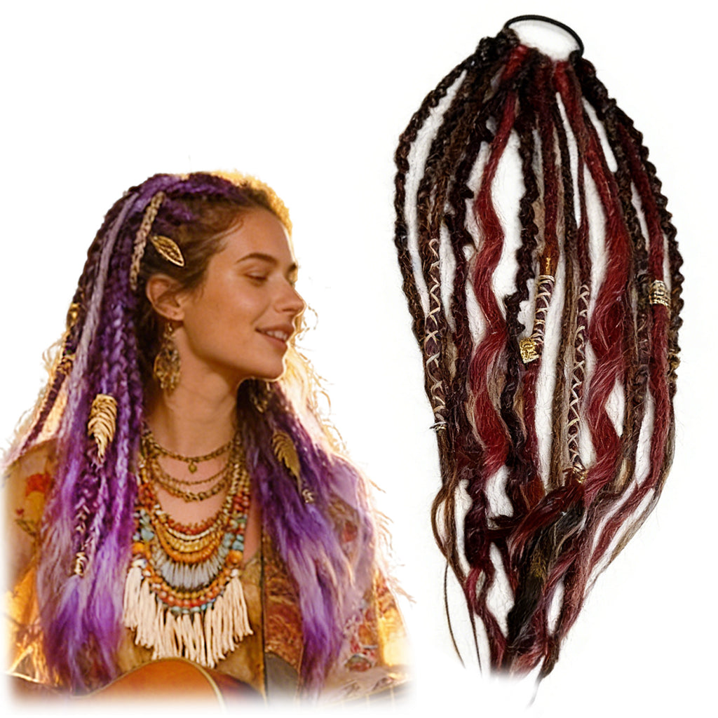 Elastic Dread Ponytail Hair Extension