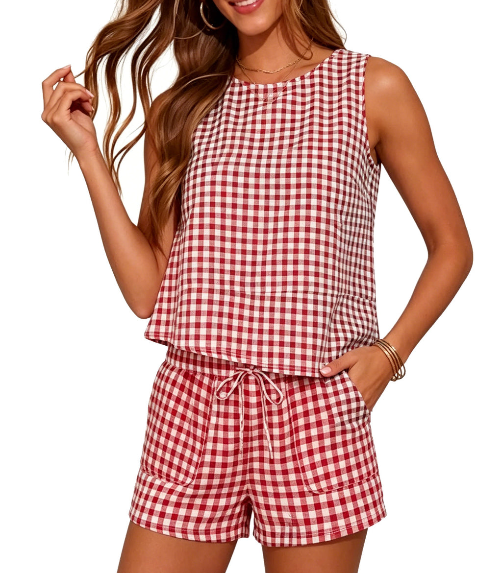 Women's Trendy 2 Piece Outfits Shorts Sets