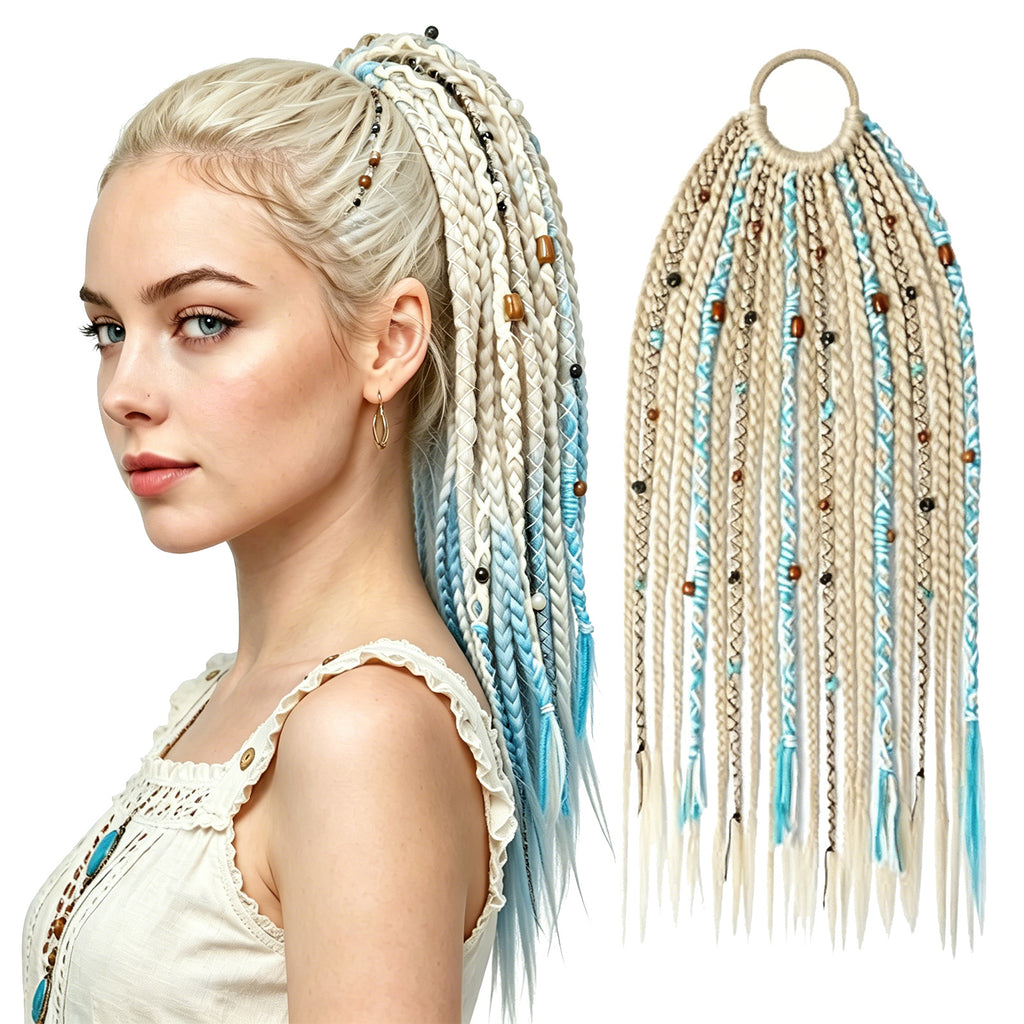 Boho Braided Ponytail Hair Extension