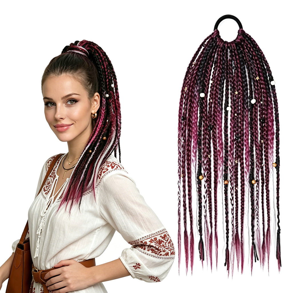 Boho Braided Ponytail Hair Extension