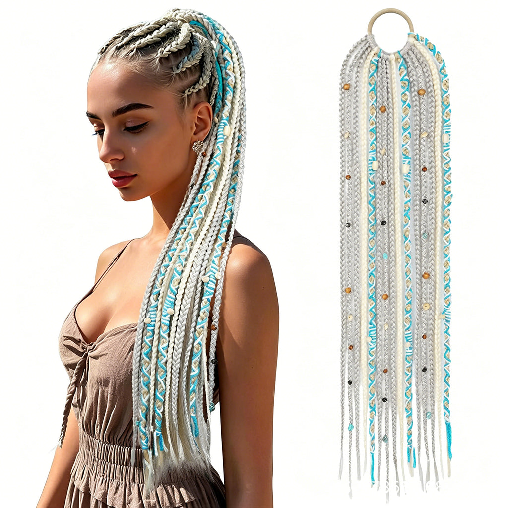 Boho Braided Ponytail Hair Extension